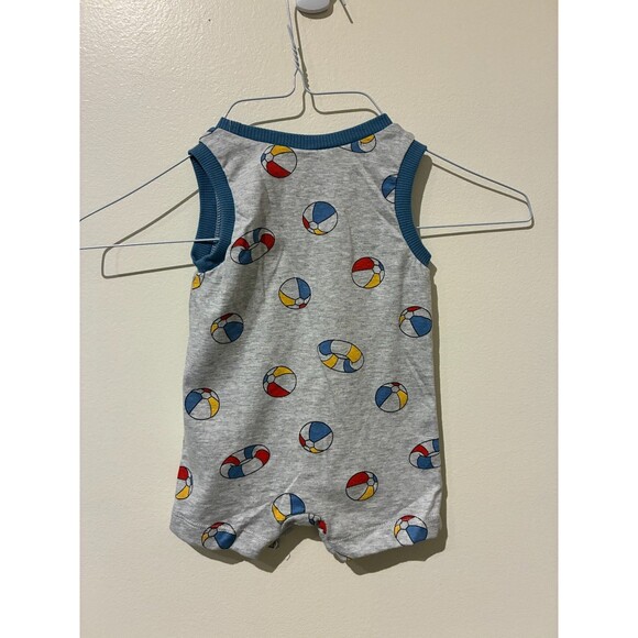 NWOT Mini Threads Beach Ball Romper - 3M - Picture 2 of 3